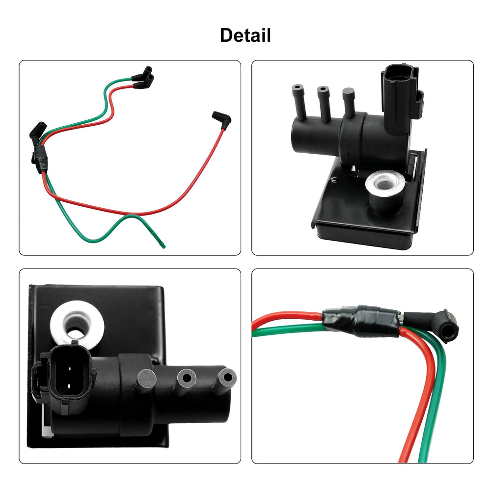YUANTUO harness and solenoid next to tools showing correct scale for install