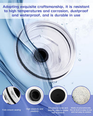 YUANTUO transparent cap showing lubricant visibility for easy inspection benefit