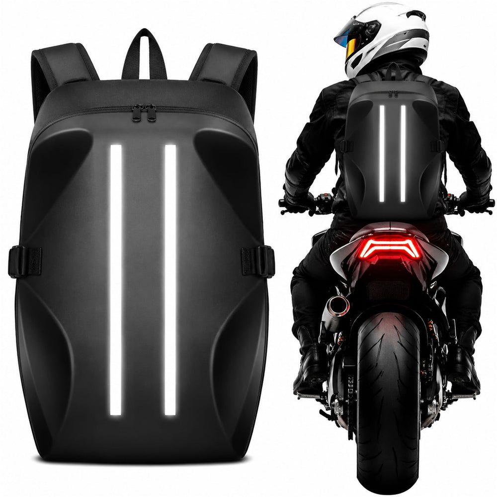 yucenbra front view showing pack shape and durable shell for confident rides