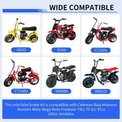 YUEARN 61-inch brake cable stretched to show durable steel core and flexible jacket for longevity