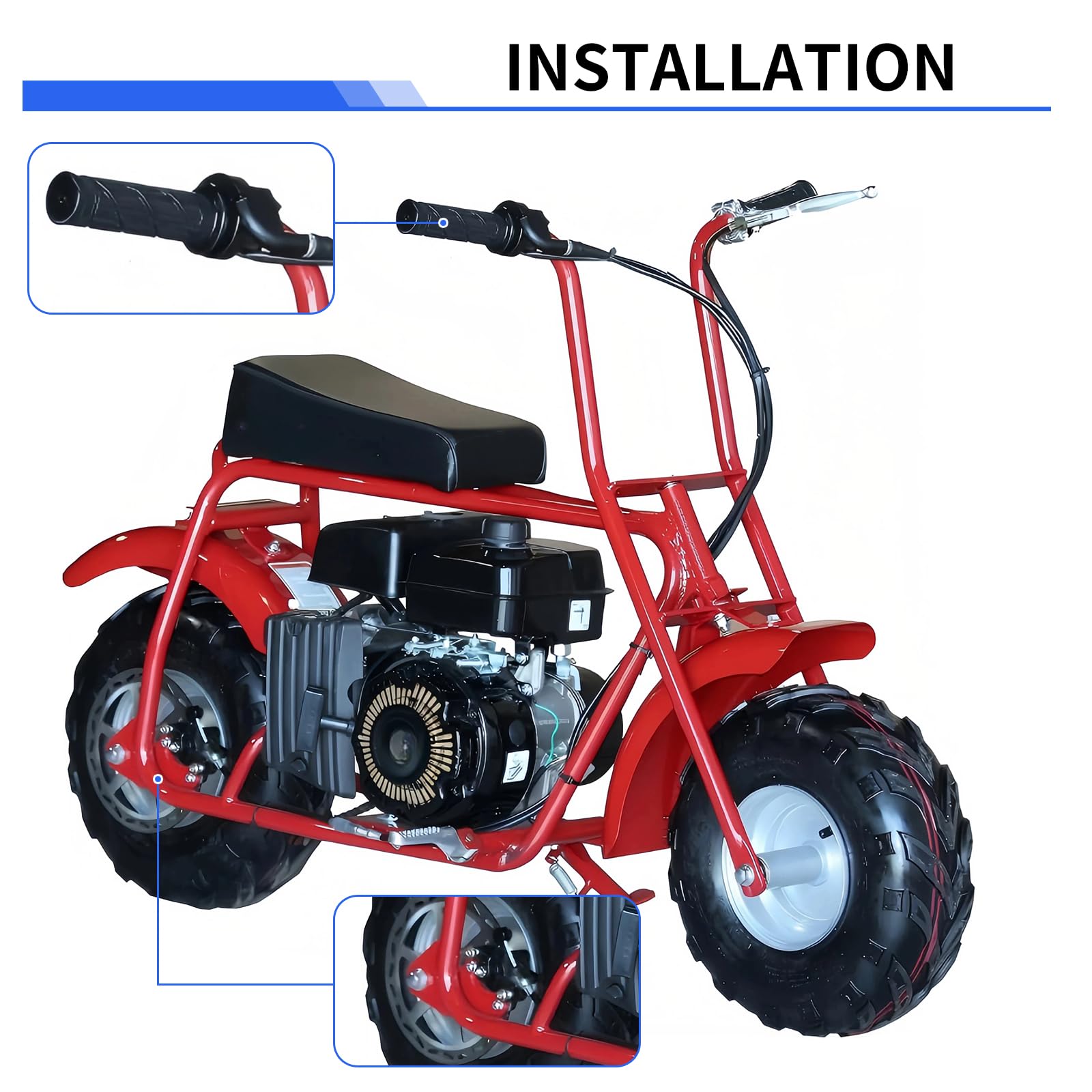 YUEARN rear brake caliper side view illustrating precise mount and secure stopping capability