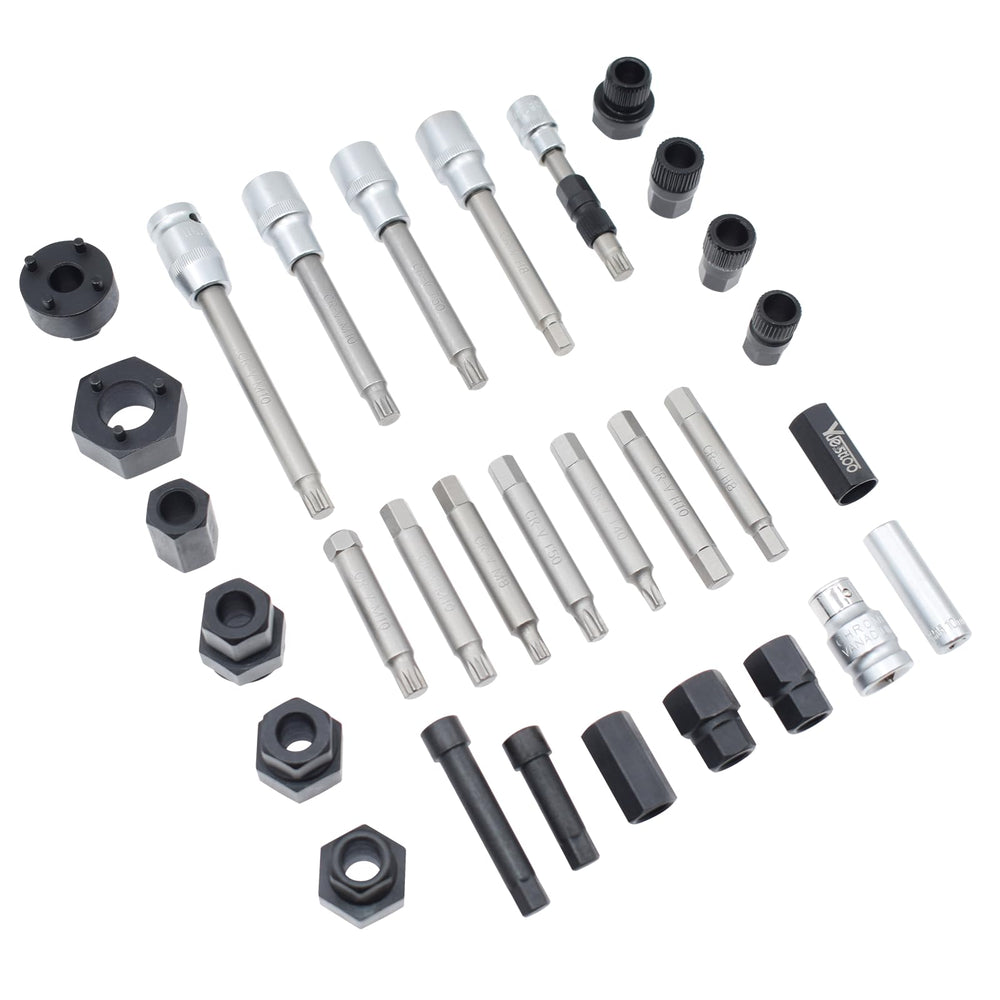 Yuesstloo close-up of hardened adapters and splines offering durable fitment