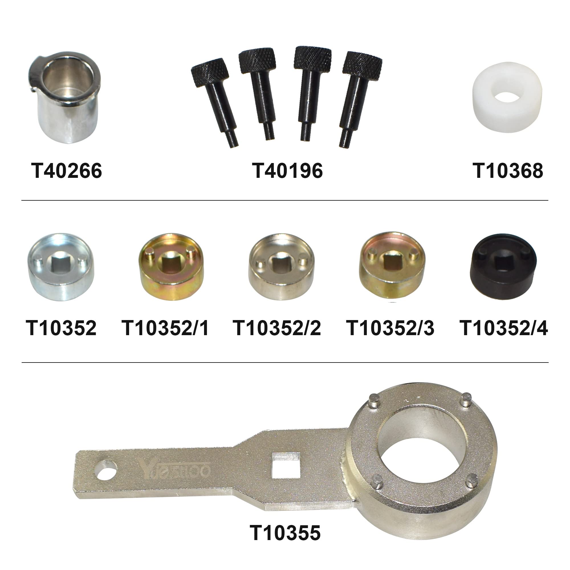 Yuesstloo camshaft lock pins close-up showing hardened steel durability