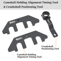 Yuesstloo close-up of camshaft holding tool demonstrating precise engagement and safety