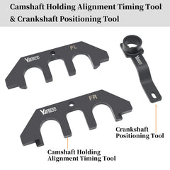 Yuesstloo camshaft holding tool close-up showing precision fit and durable steel construction