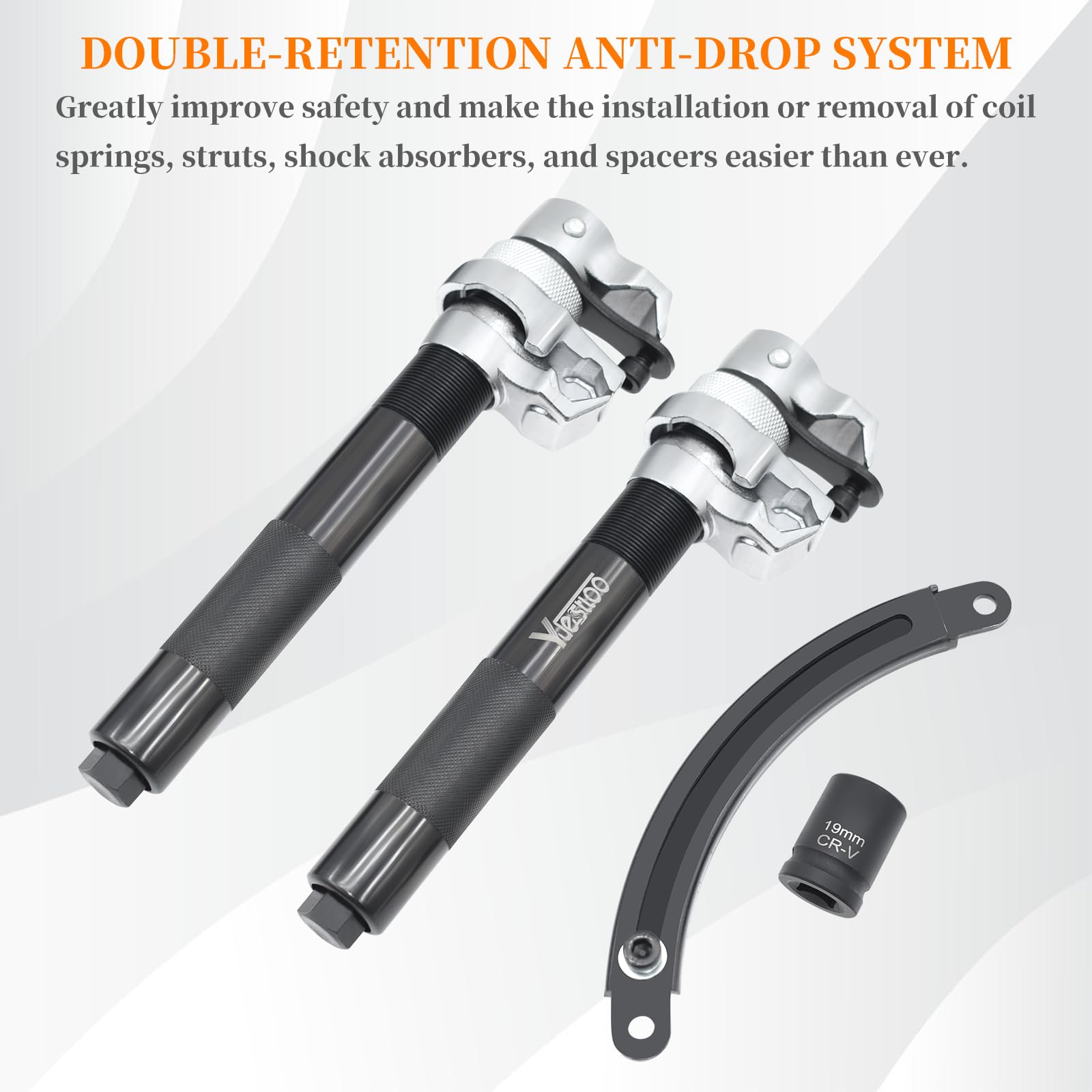 Yuesstloo close-up of interlocking claw demonstrating secure grip and safety