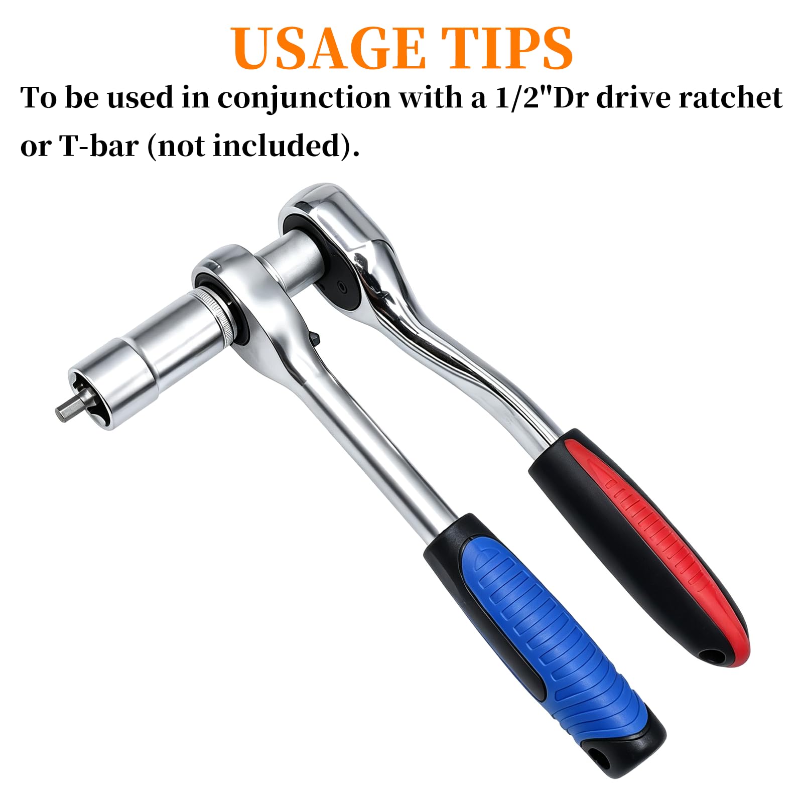 Yuesstloo club sleeve and supporting wrench in use for secure hold
