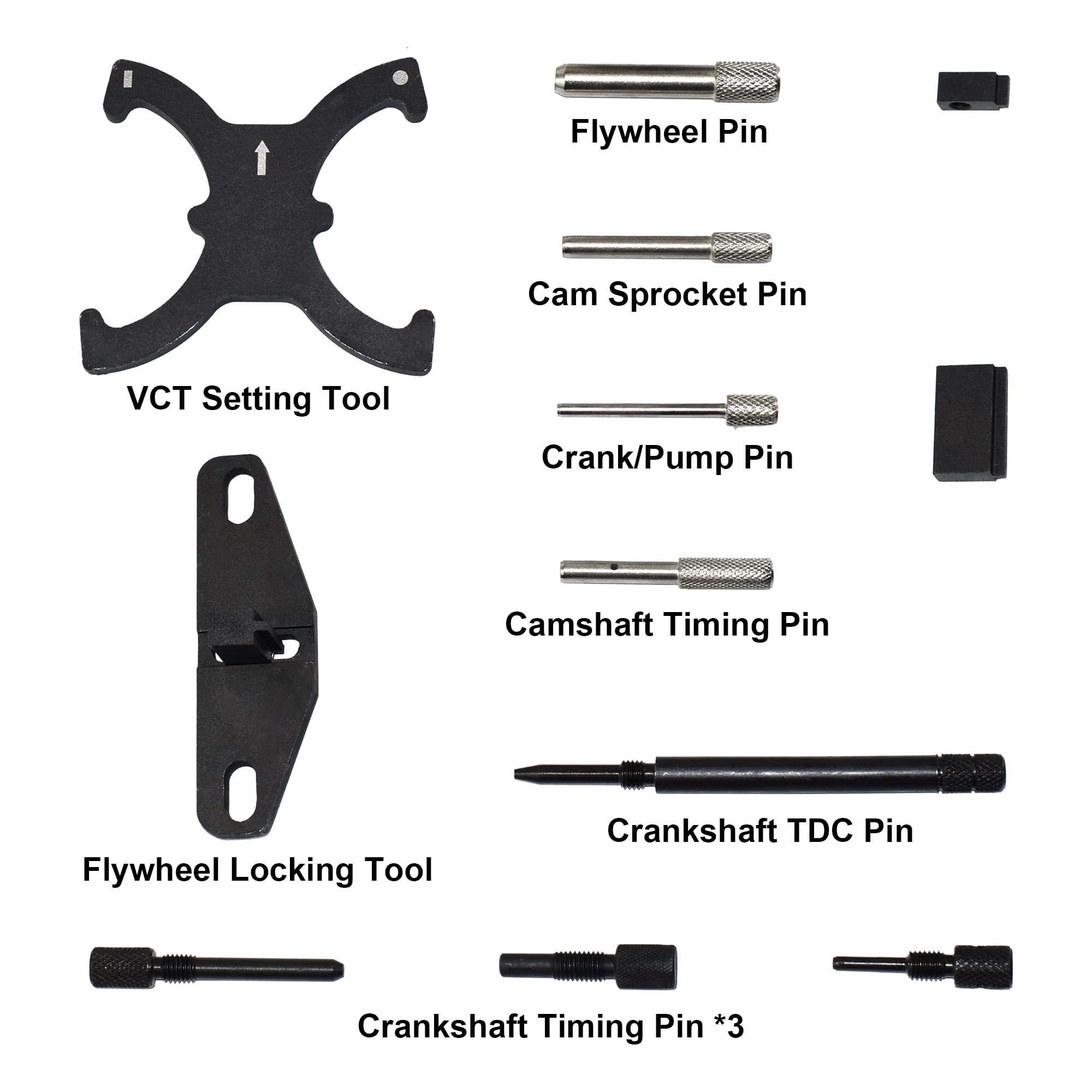 Yuesstloo crankshaft flywheel lock pin in place to prevent rotation