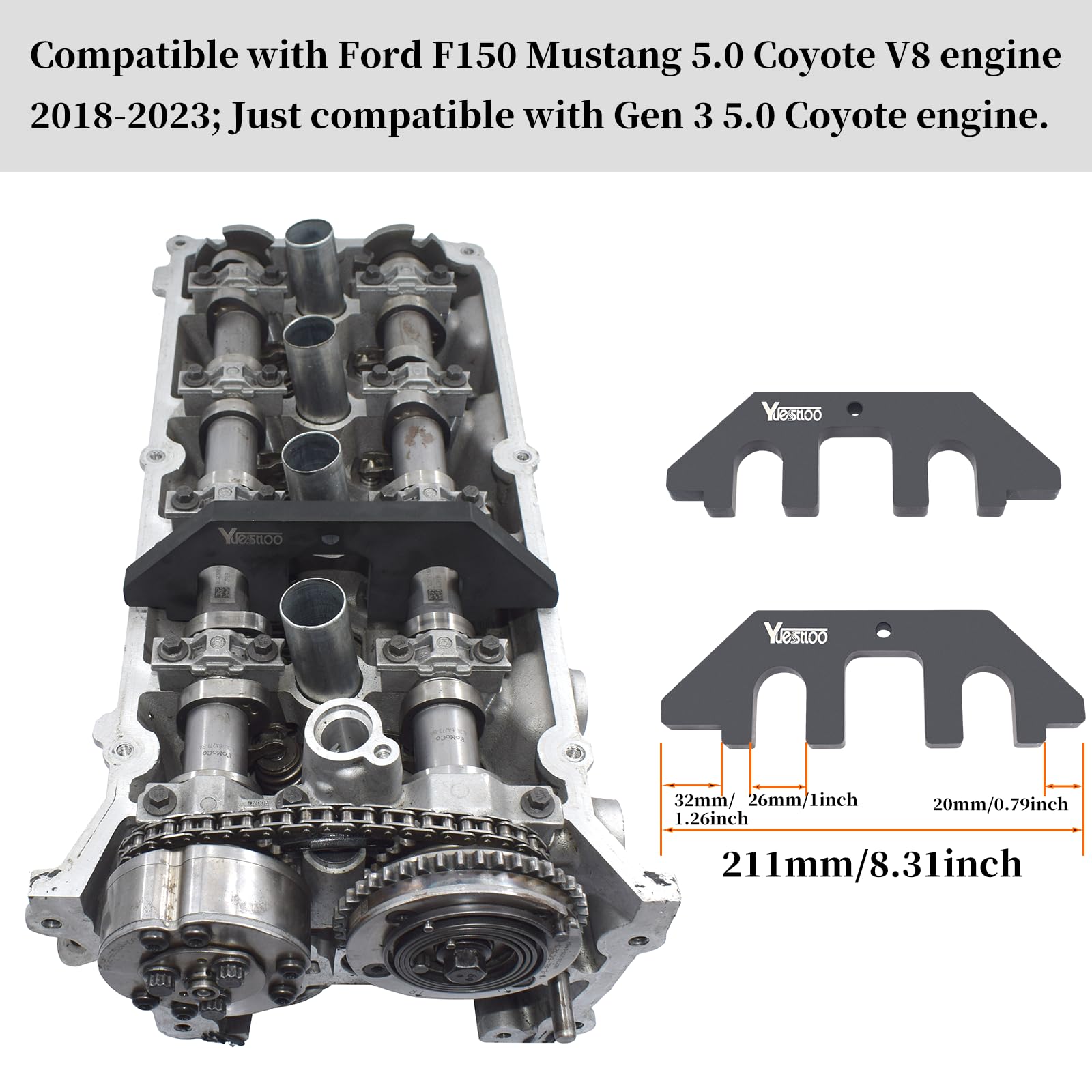 Yuesstloo crankshaft positioning tool detail showing TDC engagement benefit