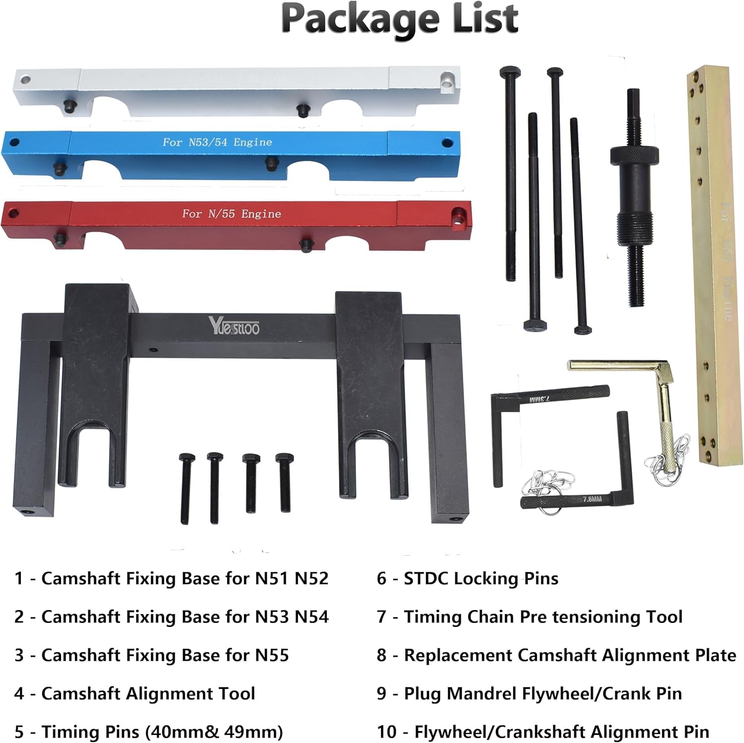 Yuesstloo complete kit in carrying case for organized transport and storage