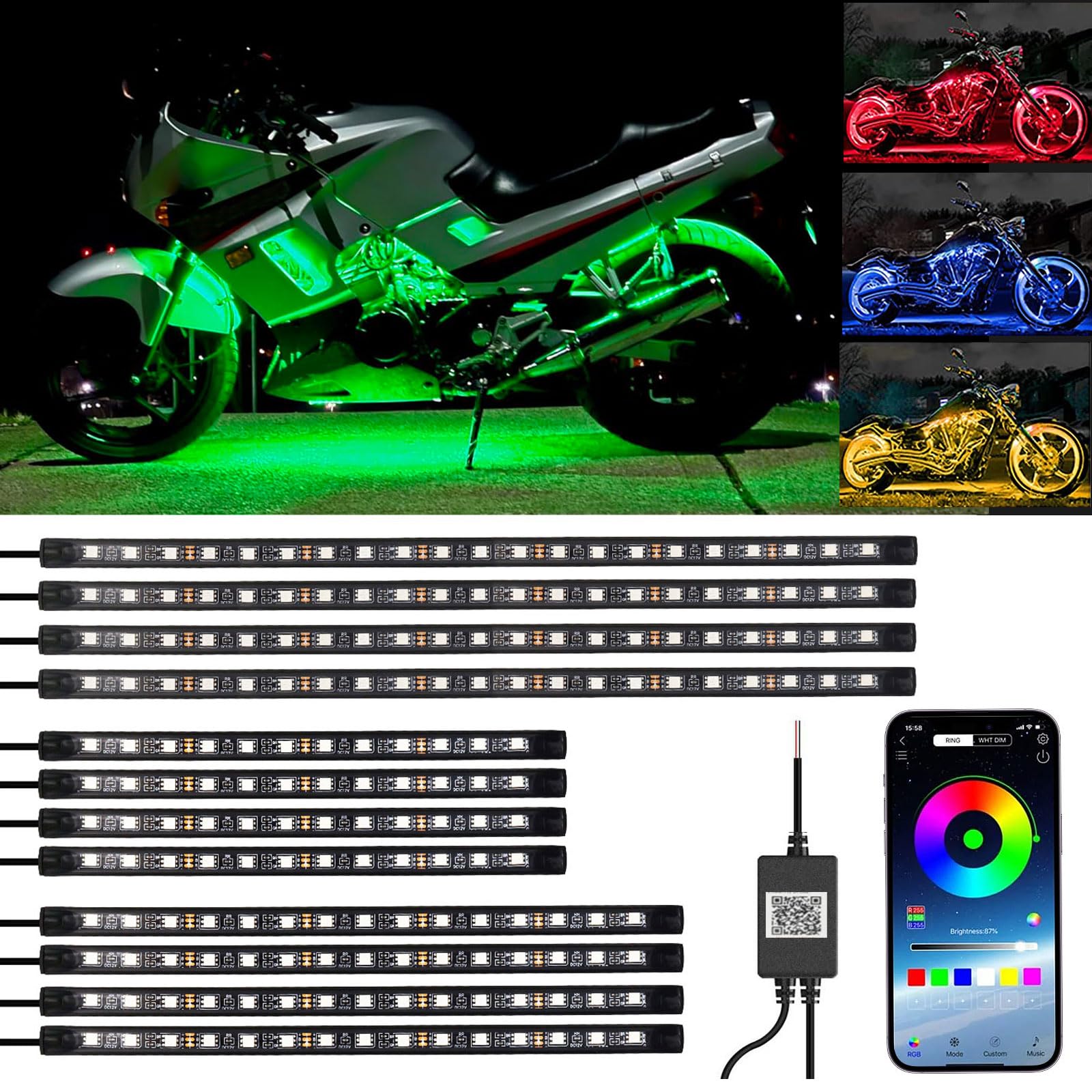 YUGUANG front packaging showing full 12PCS kit and contents benefit visibility