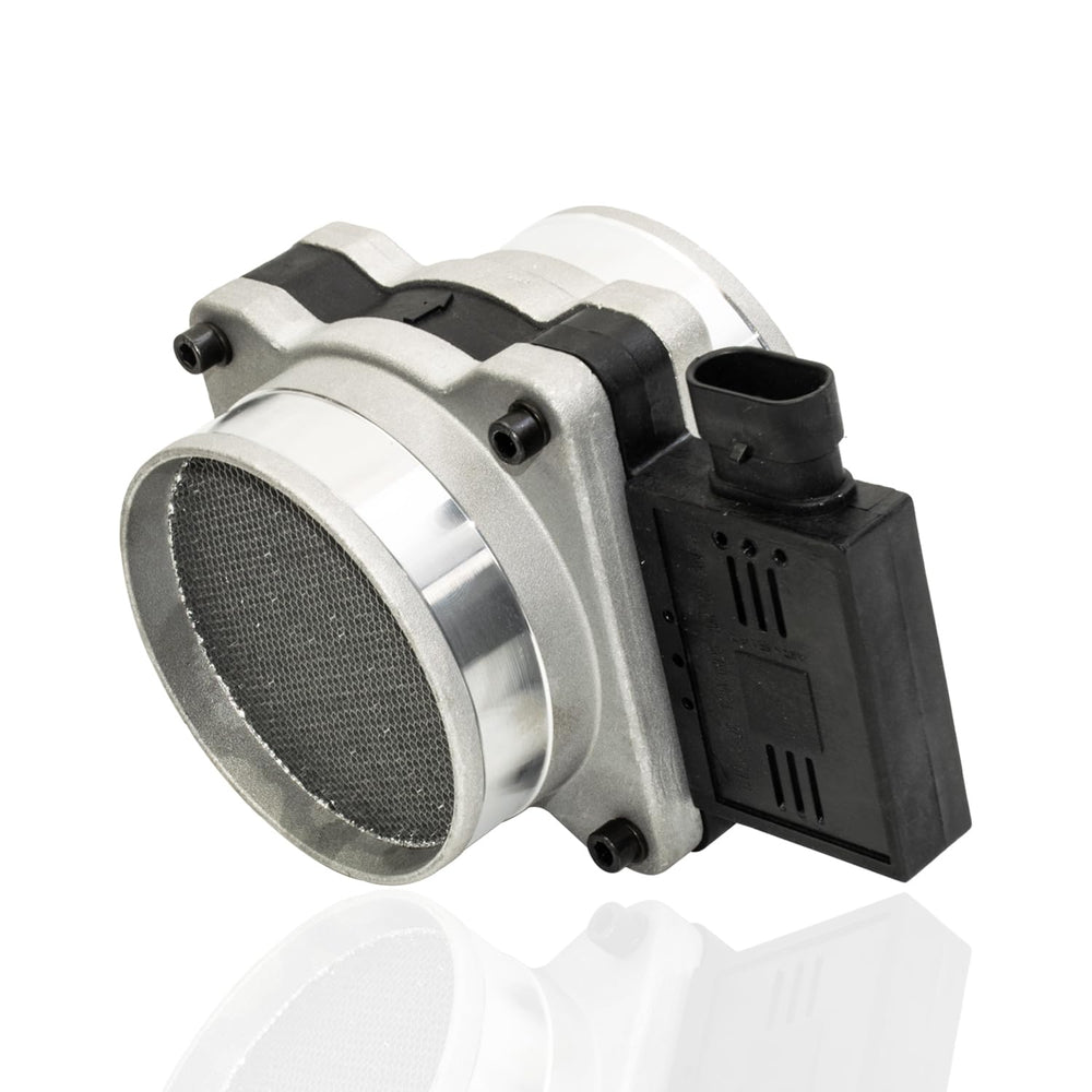 Yukrotor front view of MAF sensor showing housing and mounting for easy replacement