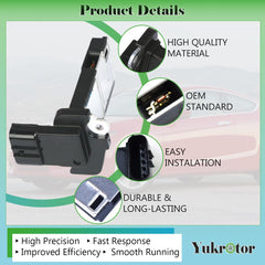 Yukrotor MAF sensor installed in engine bay demonstrating correct placement