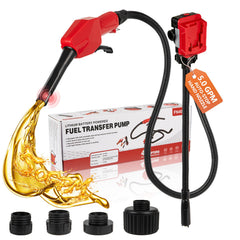 YUTIDO front view of vertical pump showing compact portability and quick setup