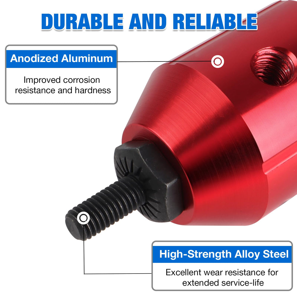 YUZES adapter on a ratchet wrench demonstrating tight space use