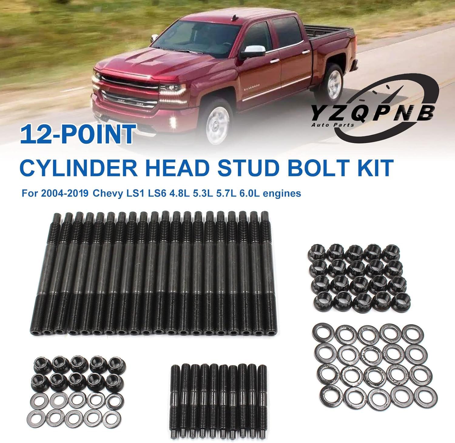 YZQPNB 12-point nut detail for secure torque and tool engagement