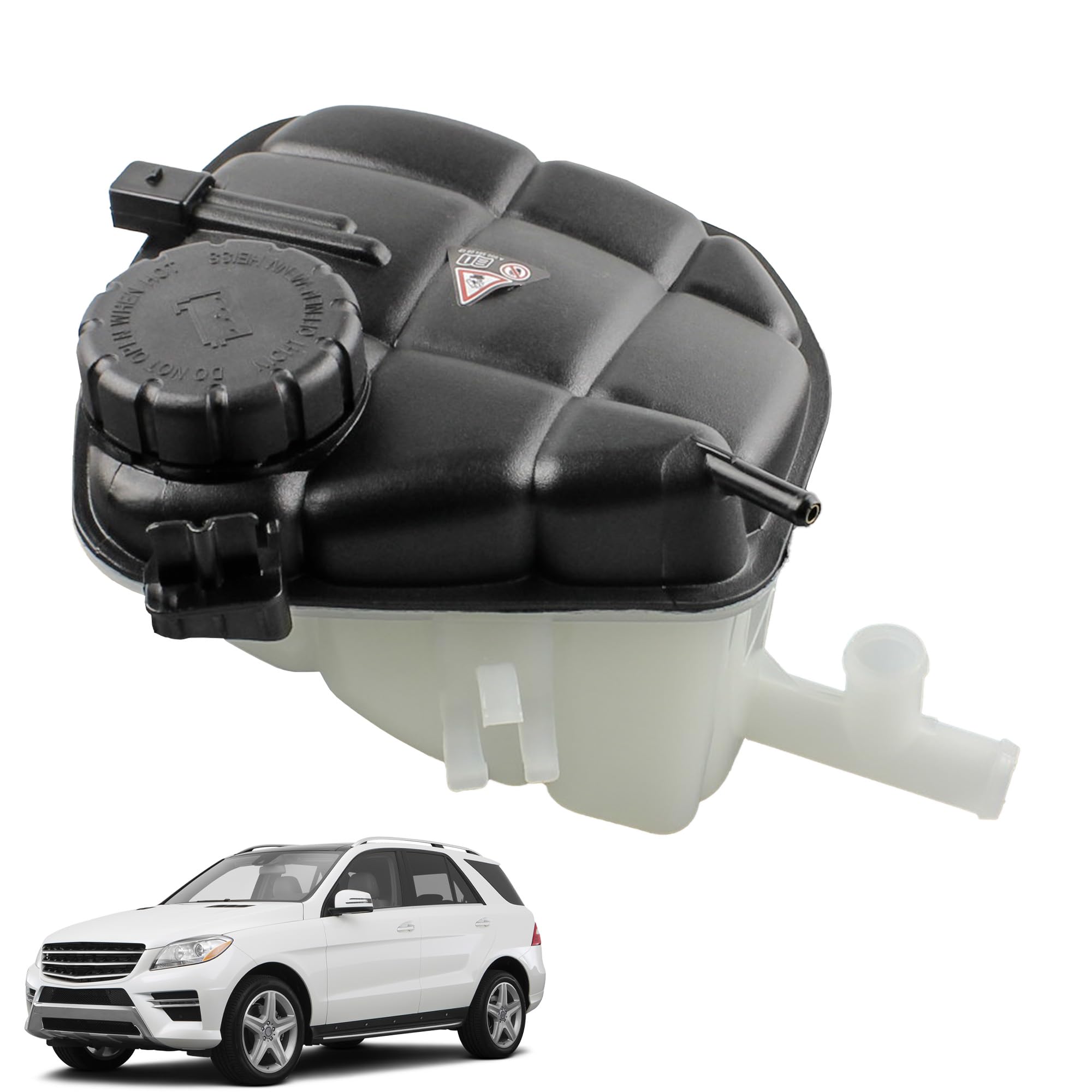 YzusGomumu front view reservoir tank showing direct-fit design and reliable containment