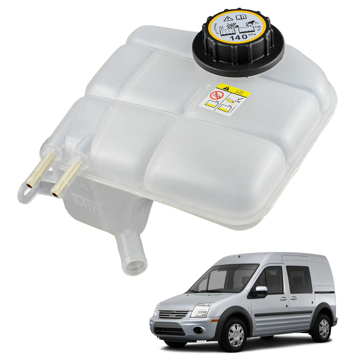 YzusGomumu front view reservoir tank showing replacement fit benefits