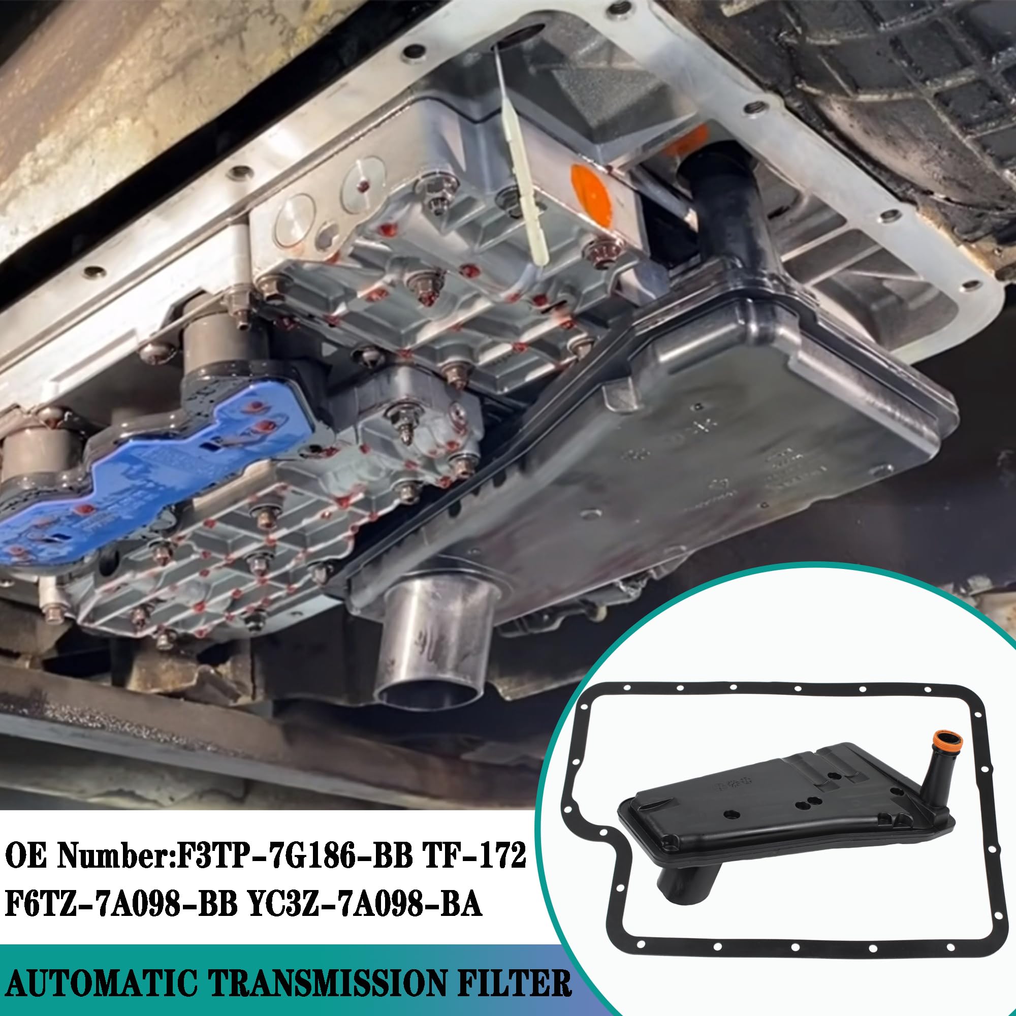 YzusGomumu installed transmission filter under vehicle showing proper placement