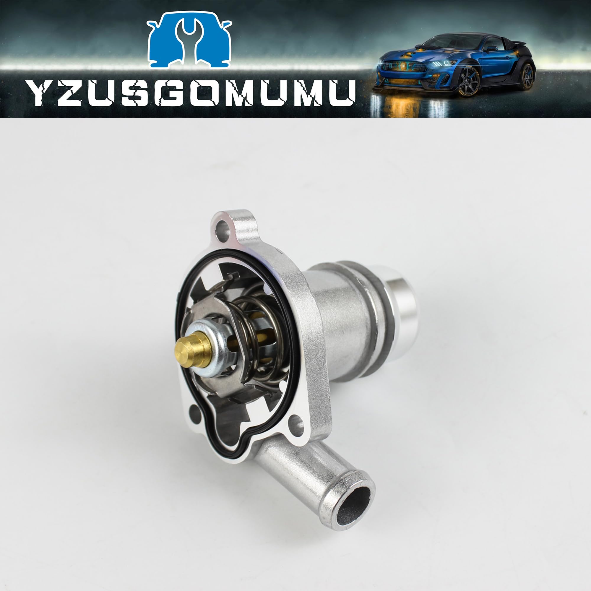 YzusGomumu housing next to hand for scale showing compact, durable aluminium design