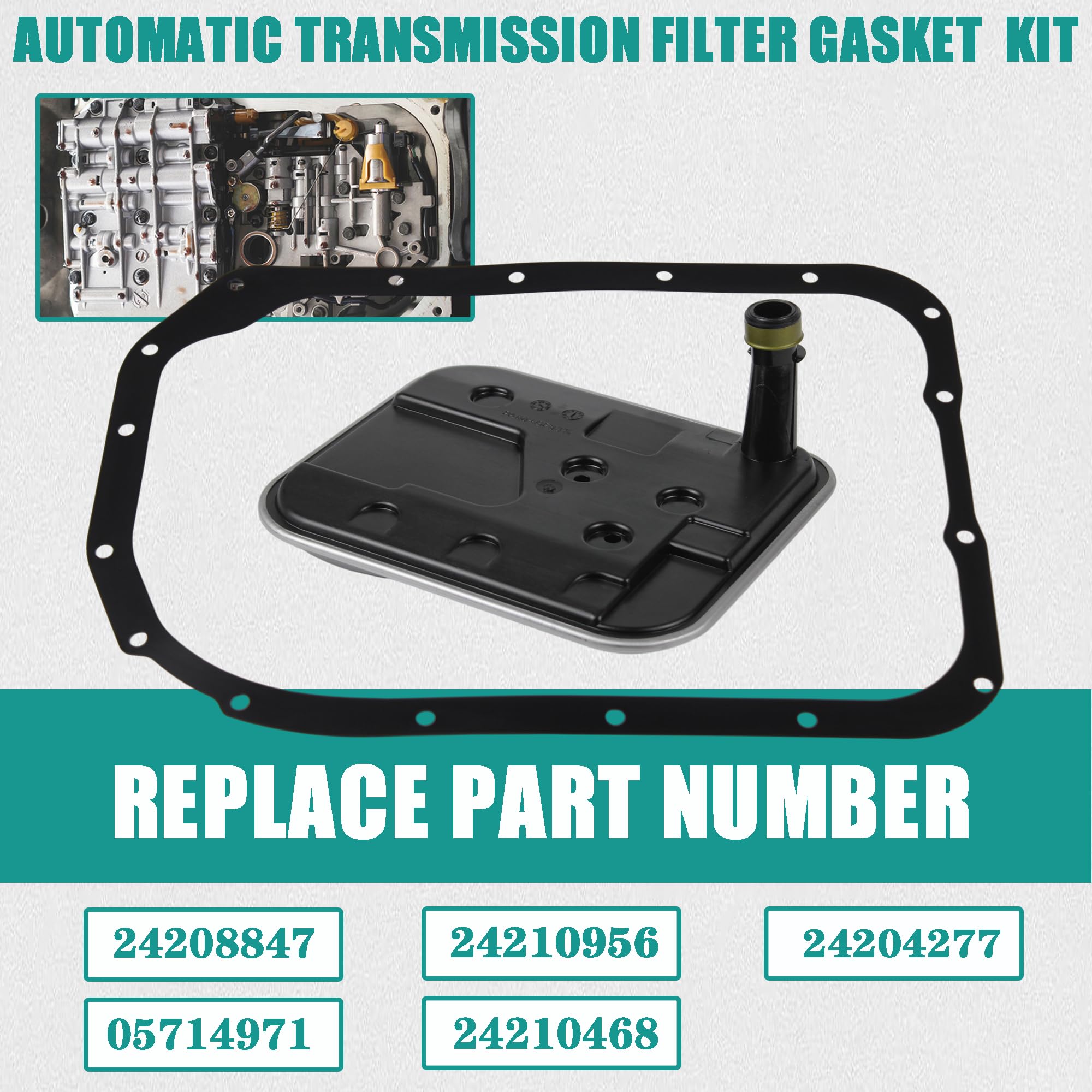 YzusGomumu gasket and seal set laid out, demonstrating reliable leak prevention for transmissions