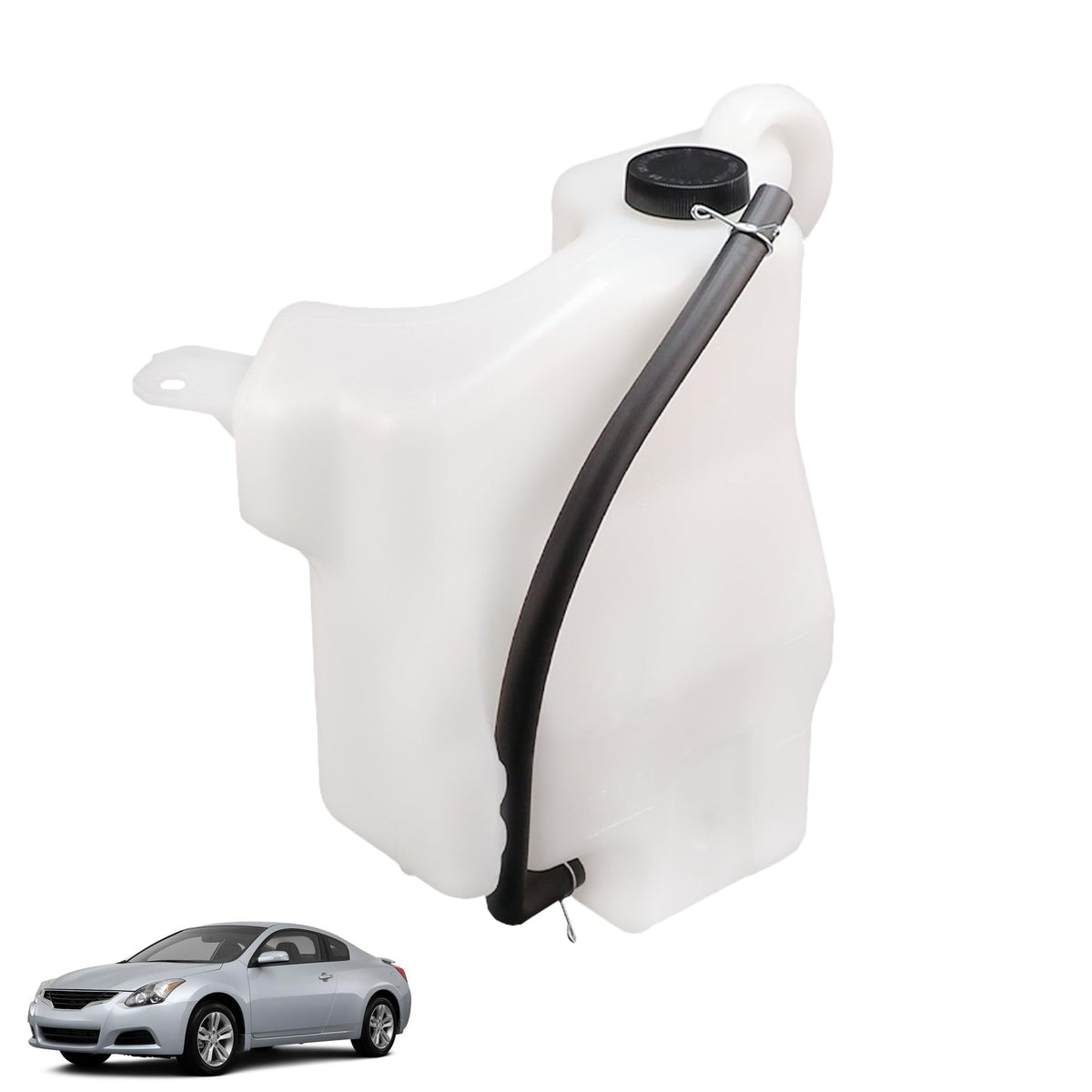 YzusGomumu front view of coolant tank showing fit and shape for easy replacement