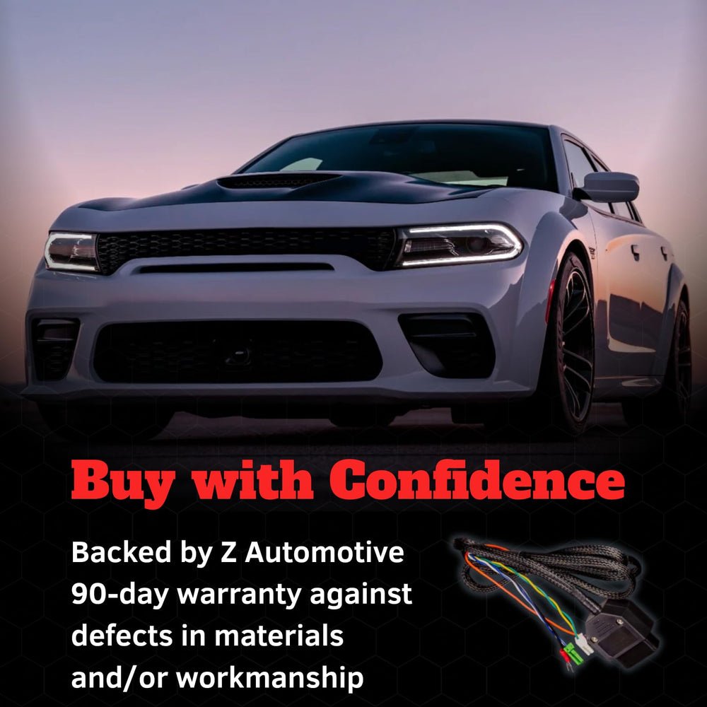 Z Automotive in car trunk with vehicle shown, emphasizing discreet installation benefit