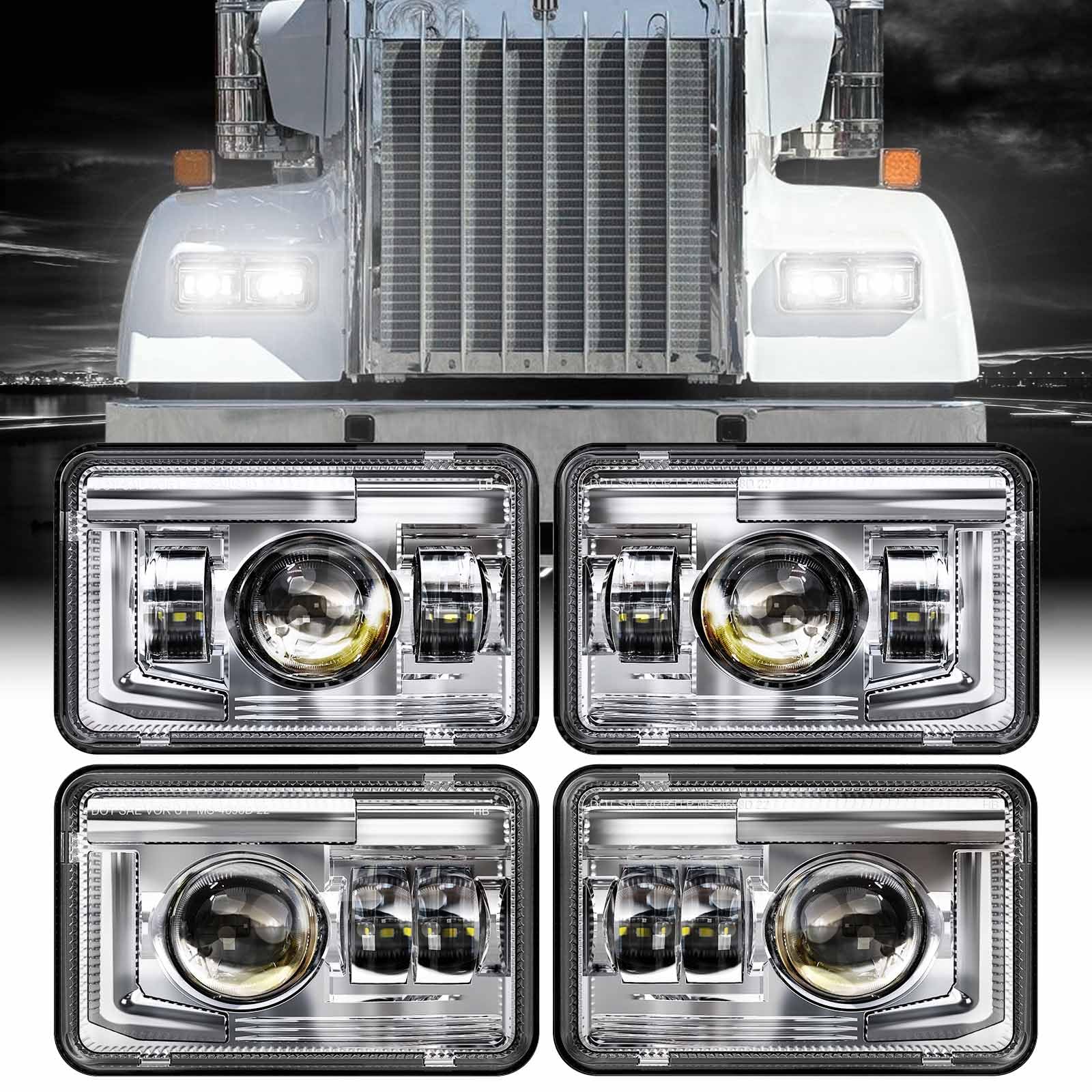 Z-OFFROAD chrome front assembly showing clean reflector and chrome finish for visibility
