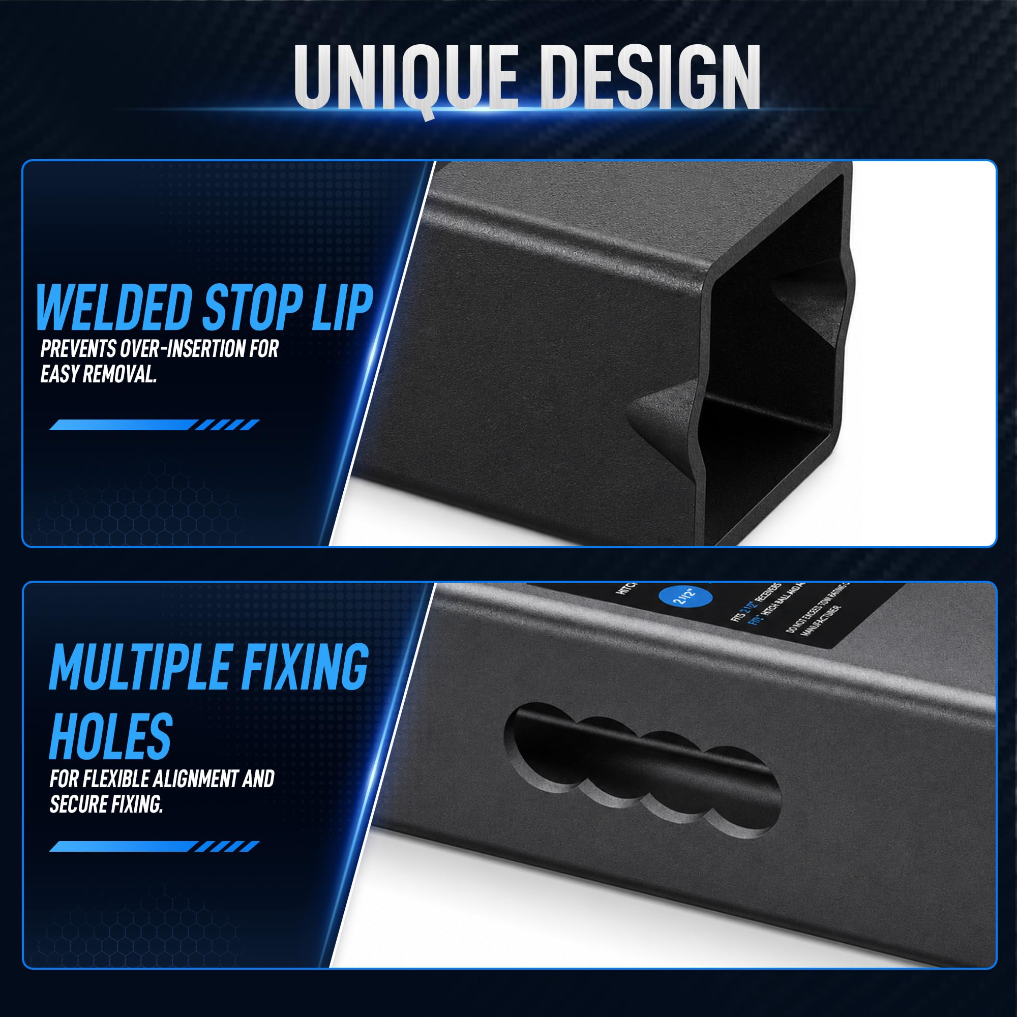 Zahawn lock pin detail providing anti-theft security and durable fastening