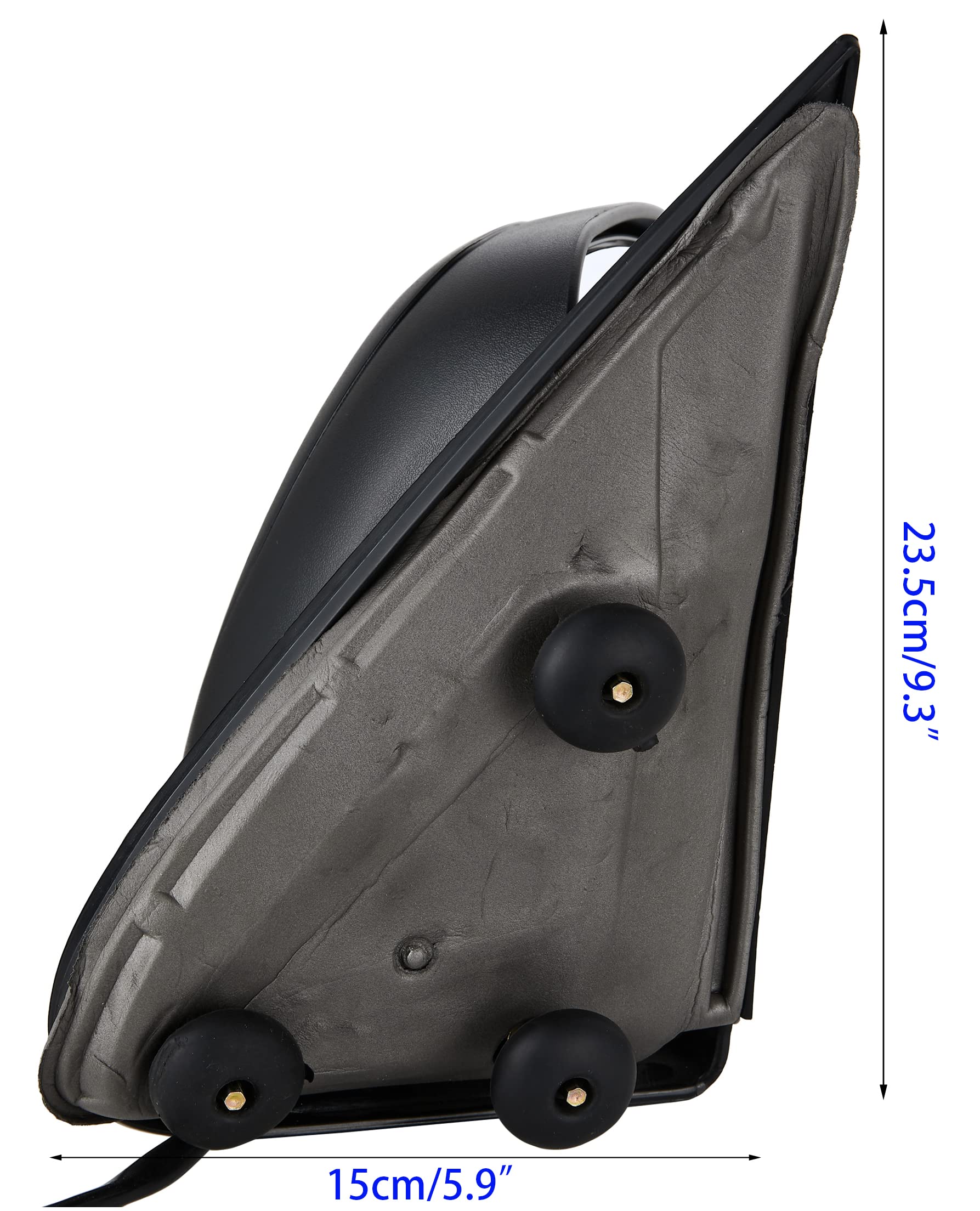 ZAPOSTS textured black housing close-up highlighting durable factory-look finish