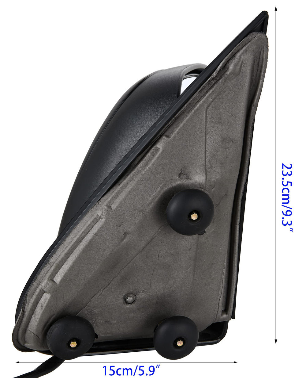 ZAPOSTS textured black housing close-up highlighting durable factory-look finish