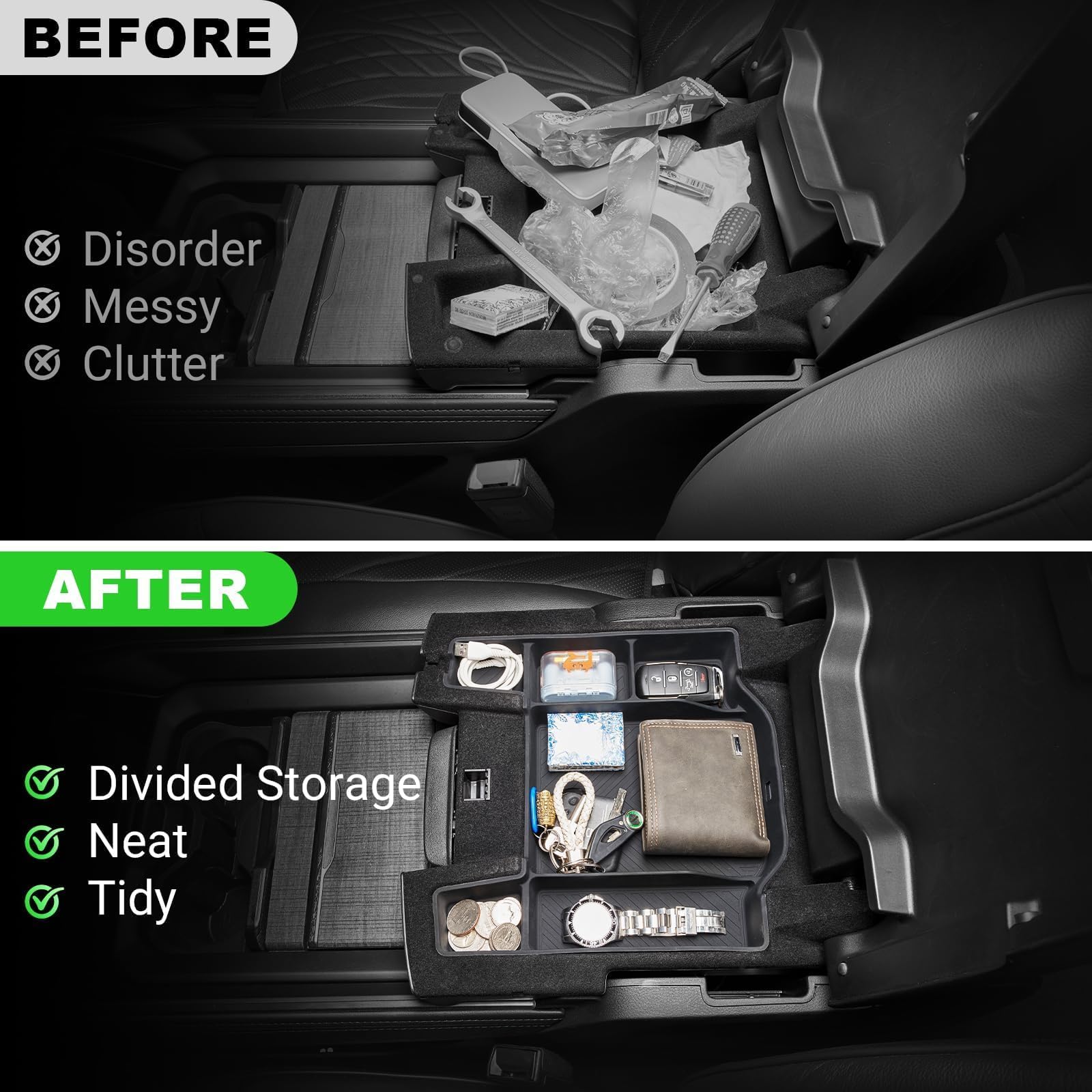 Zaqmru cable cutout feature enabling convenient in-console charging