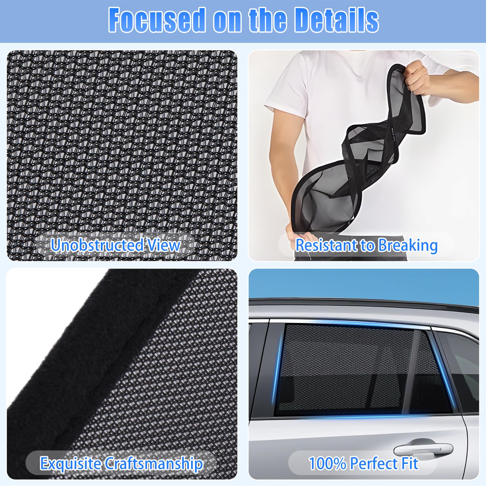 ZATOOTO rear seat interior showing reduced glare and cooler temperature benefit