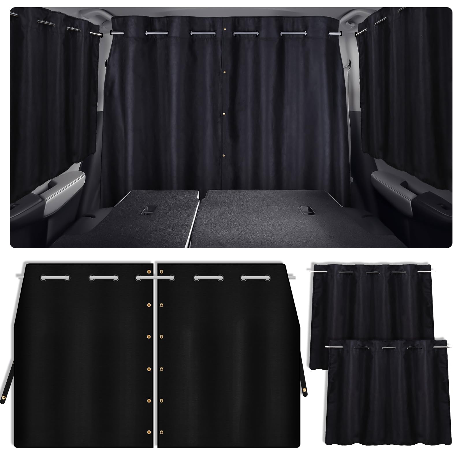 ZATOOTO front curtain installed showing privacy and sun rejection