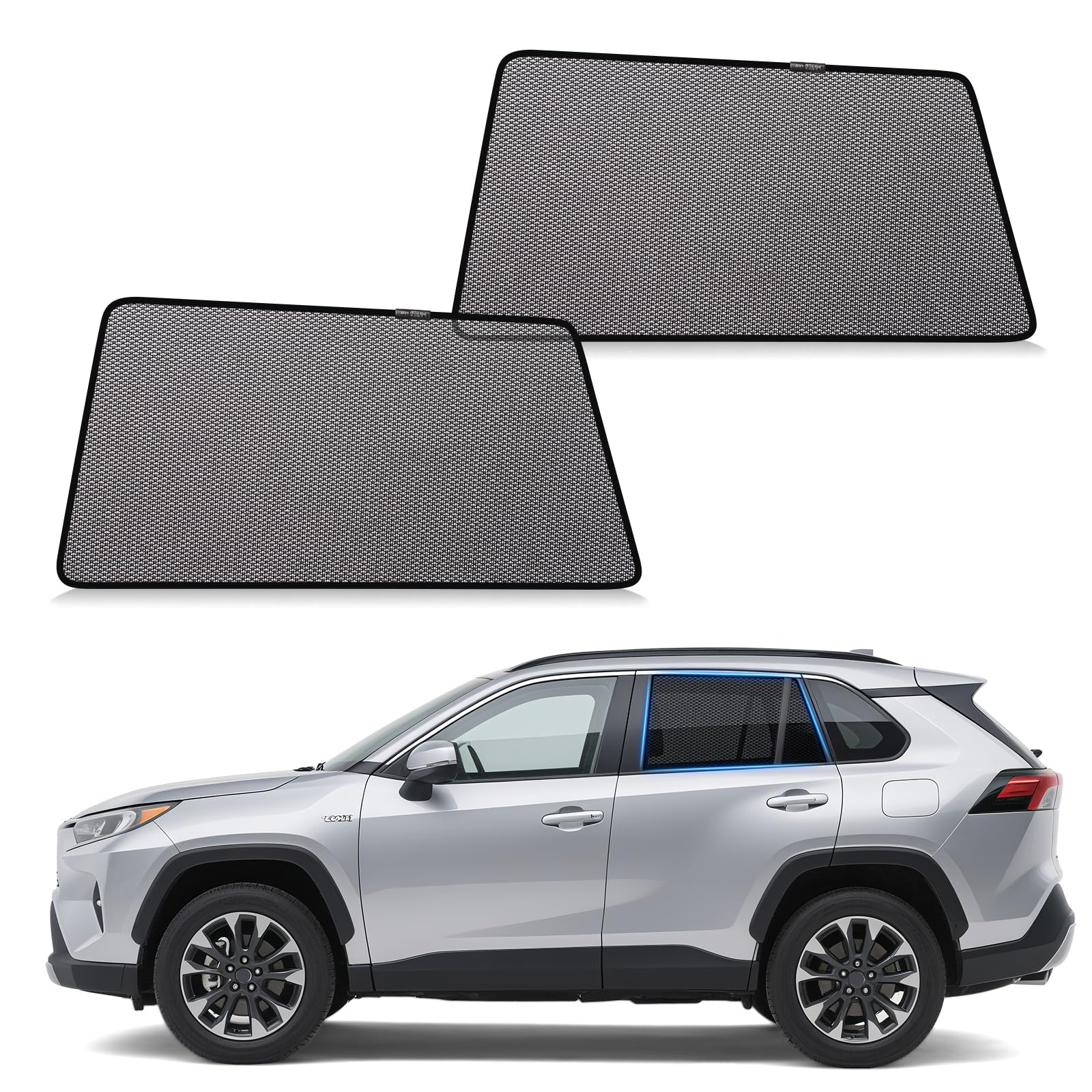 ZATOOTO pet and child shielded in backseat showing privacy and protection benefit