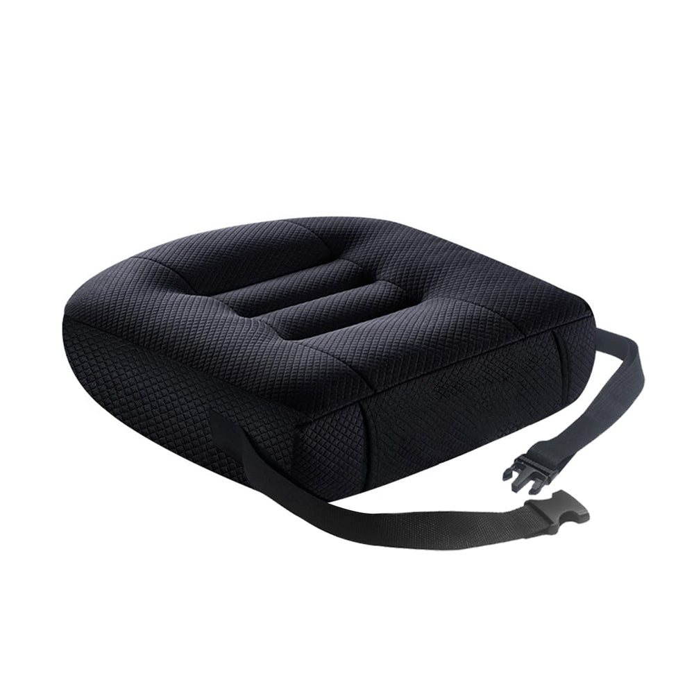 ZAVM front view booster seat showing full support and lift