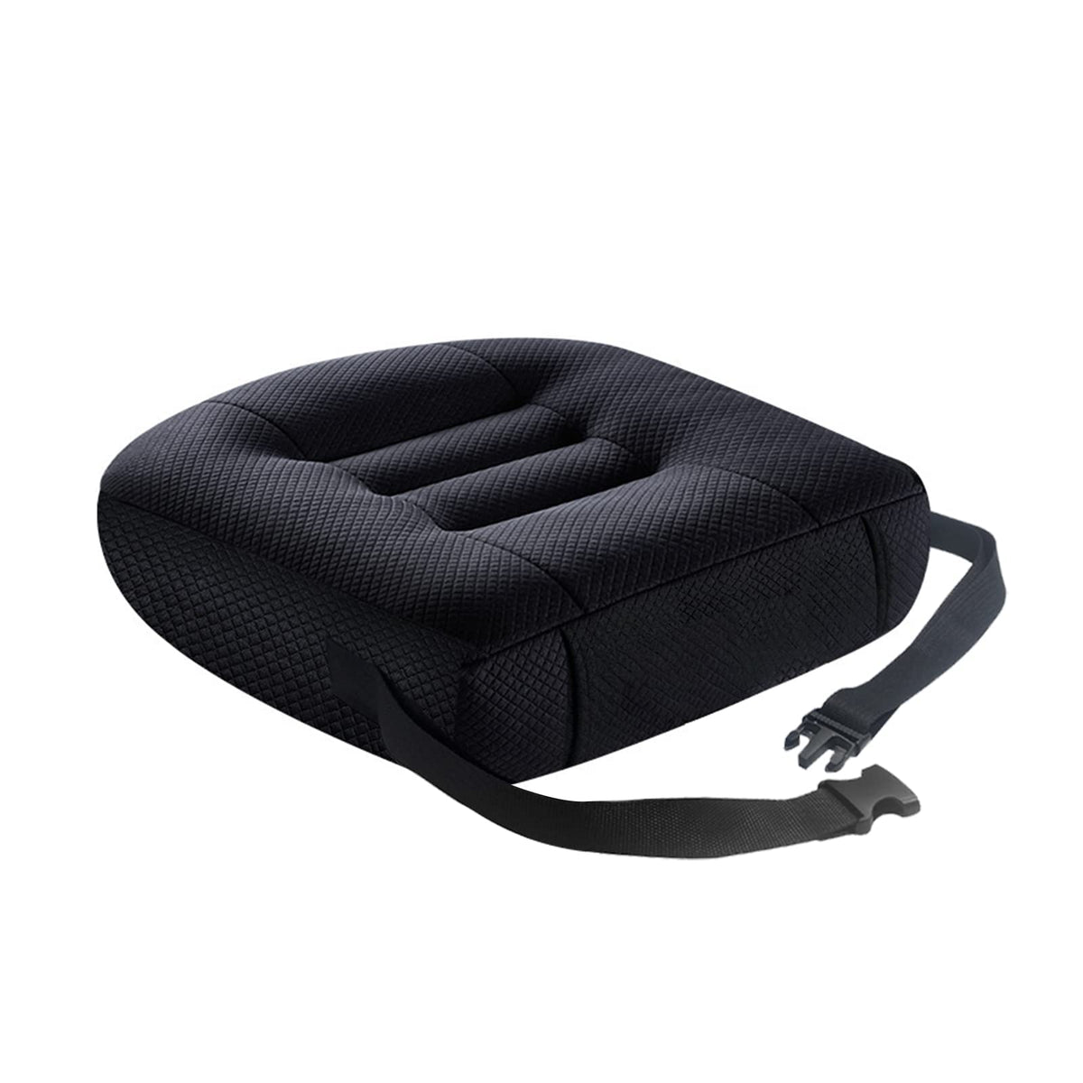 ZAVM front view booster seat showing full support and lift