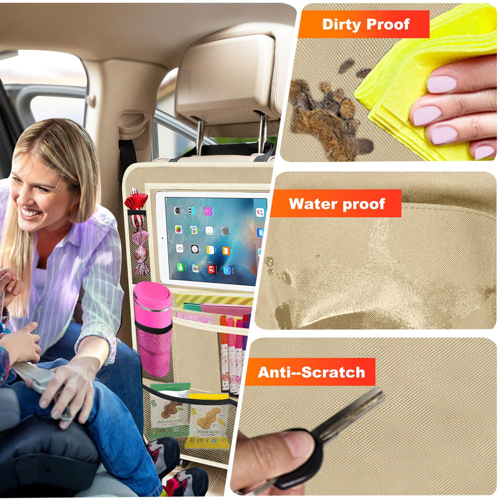 Zecirl organizer pockets holding toys snacks and books for easy access and clutter reduction