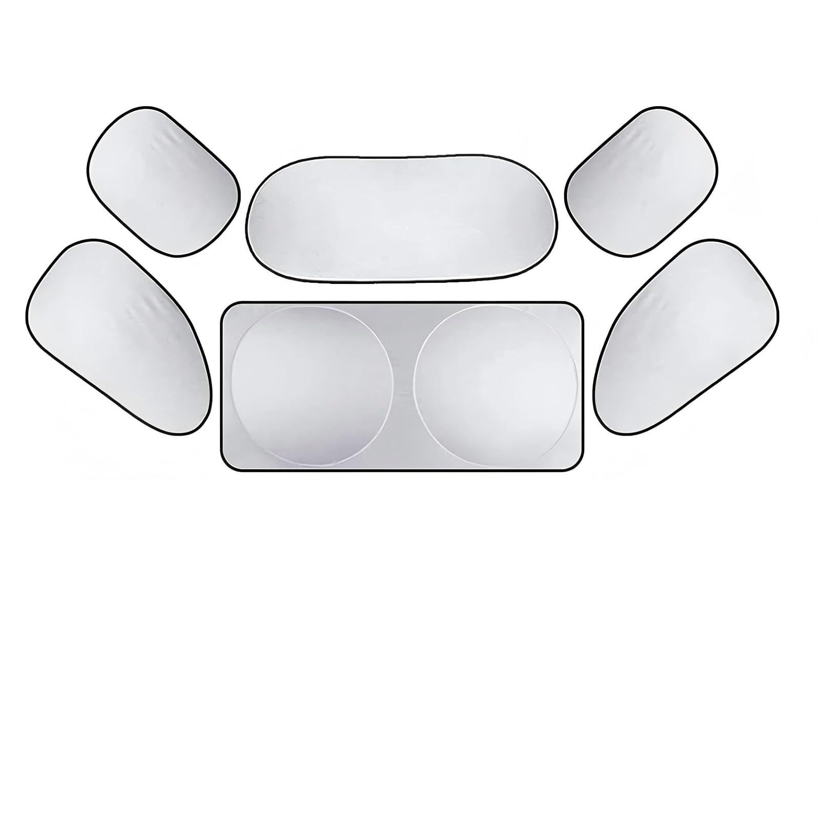 Zehiony front windshield sunshade reflecting sunlight to lower cabin heat
