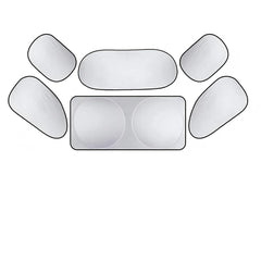 Zehiony front windshield sunshade reflecting sunlight to lower cabin heat
