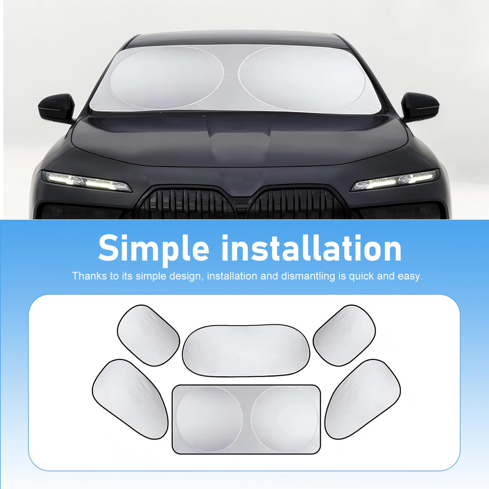 Zehiony shaded parked car demonstrating cooler interior and concealed valuables