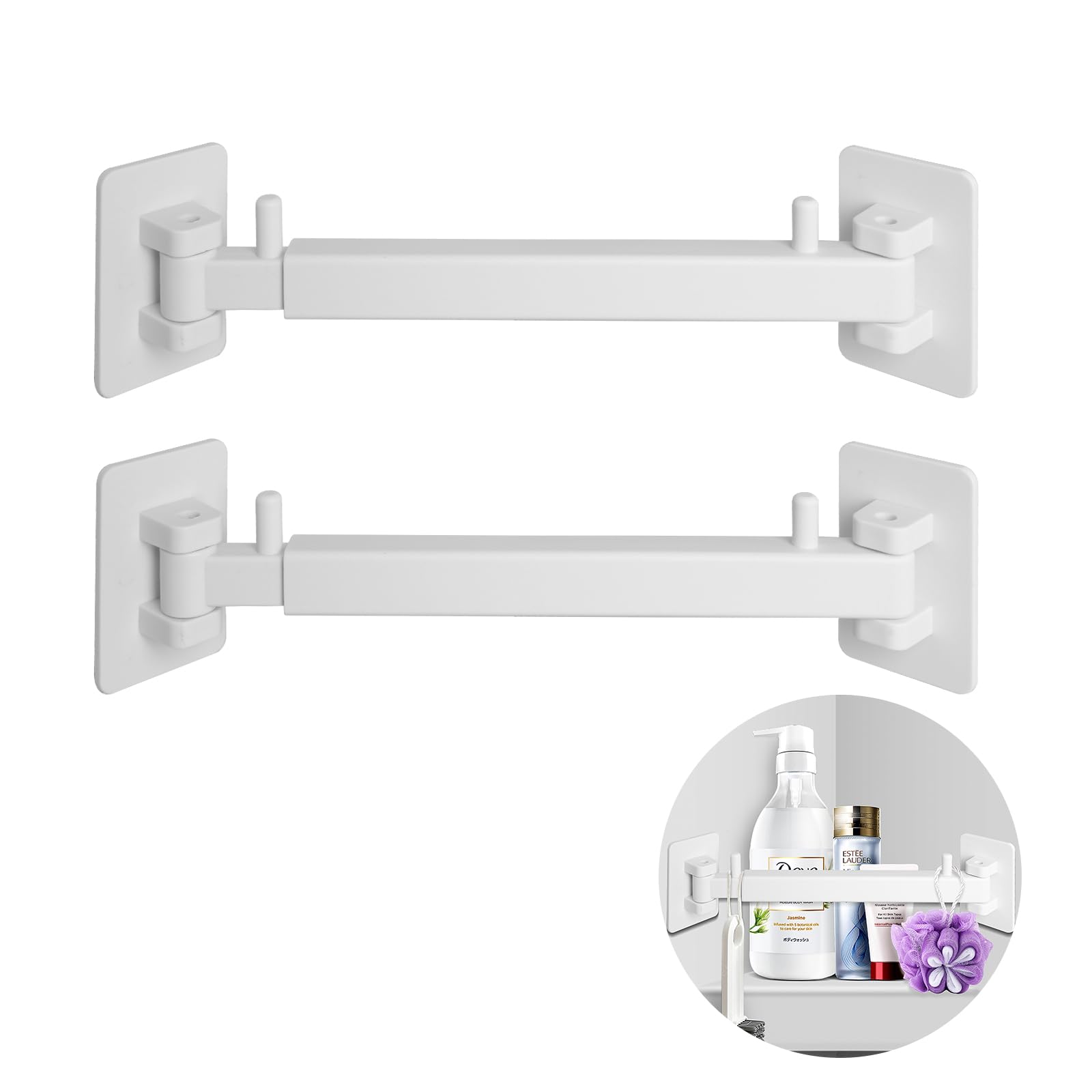 ZENGSHI LIFE MUSEUM front packaging showing two adjustable shower bars and benefits