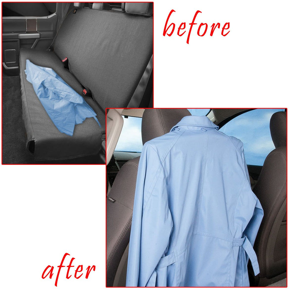 Zento Deals lifestyle backseat organized with bags to free floor space