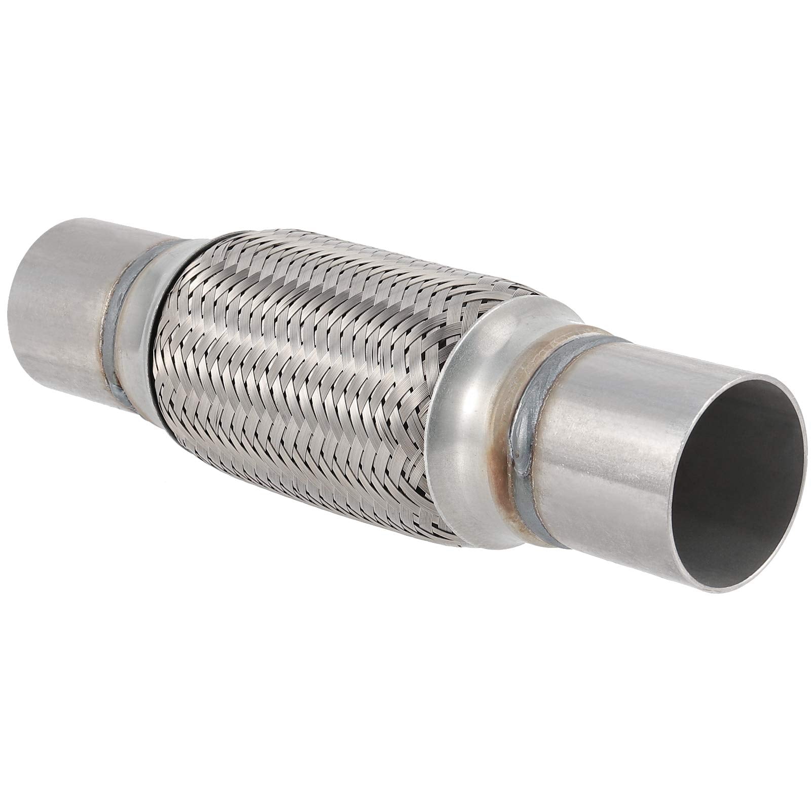 ZEONHAK flex pipe next to ruler showing 10-inch length for correct sizing benefit