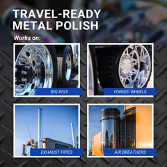 Zephyr Boss Soss on polished aluminum wheel illustrating restored shine and cleaned surface