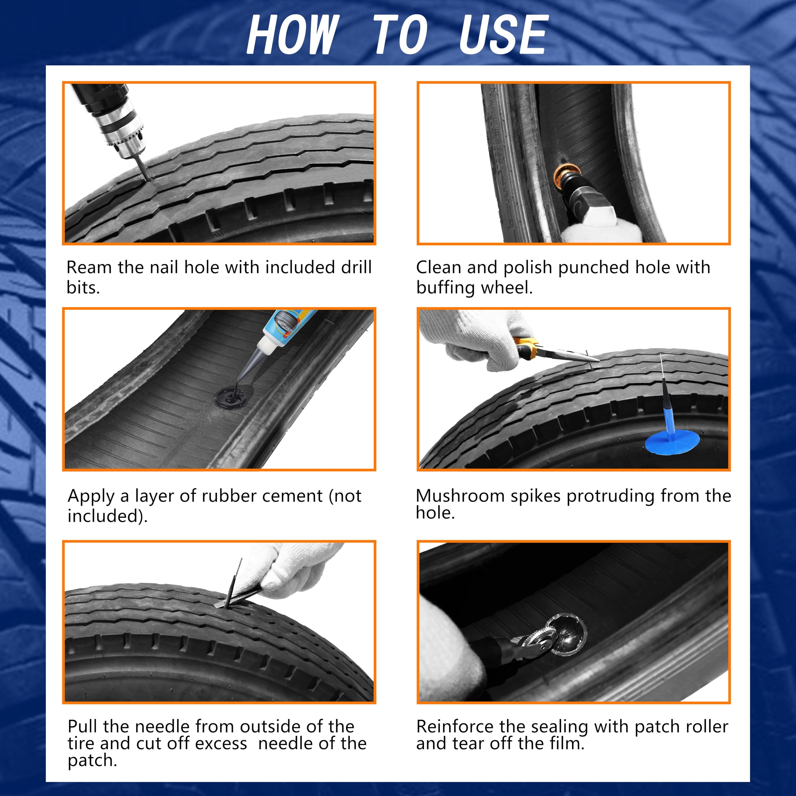 ZERINT repair unit in use during tire installation demonstrating efficient sealing
