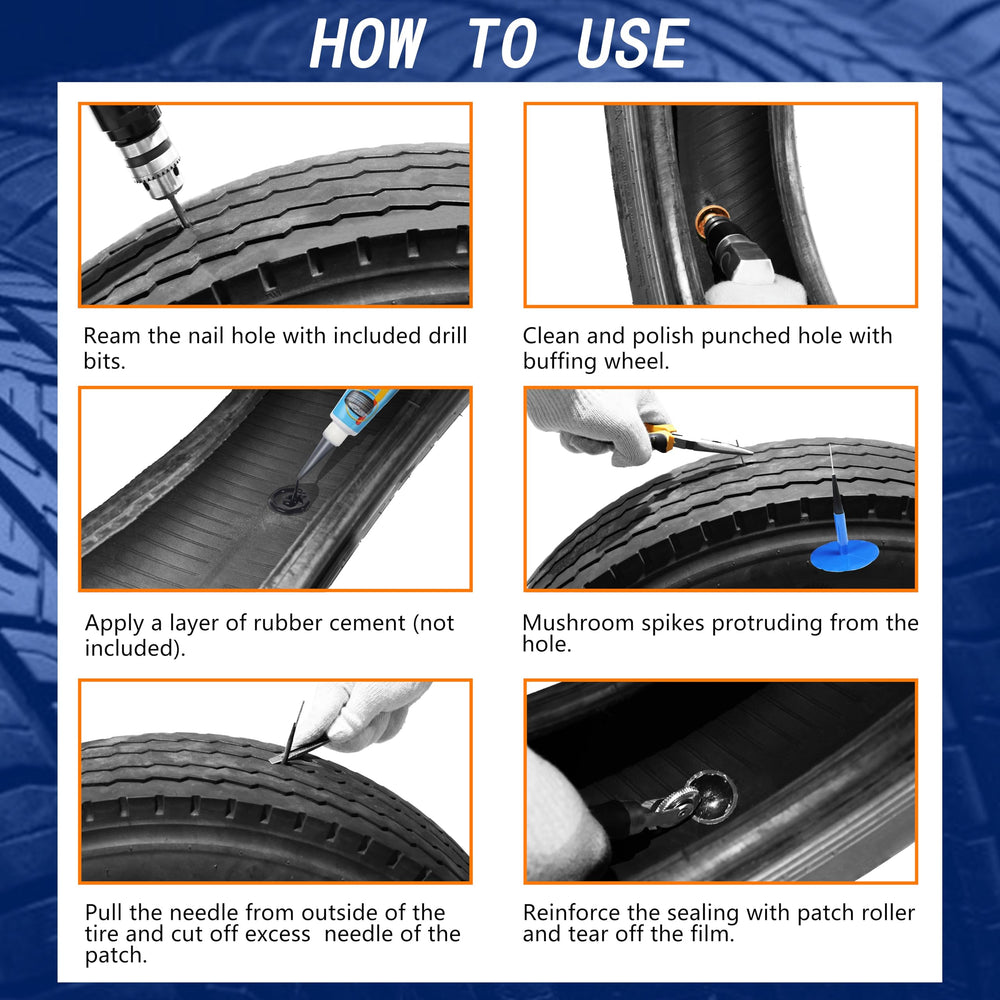 ZERINT repair unit in use during tire installation demonstrating efficient sealing