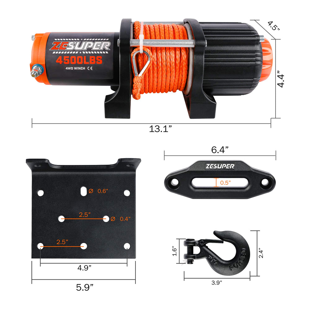 ZESUPER motor and planetary gear housing detail showing durable torque assembly
