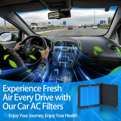 ZEZUT activated carbon layer visible to reduce odors and freshen cabin benefit