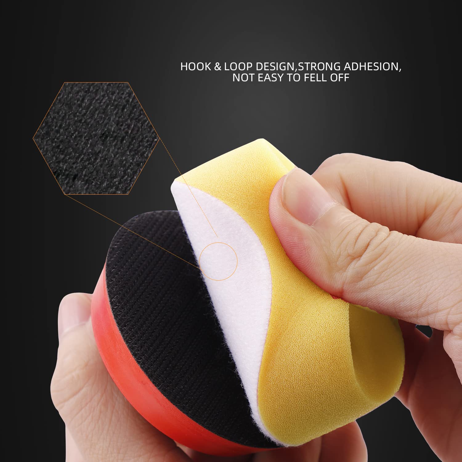 ZFE pad edge compressed to show resilience and safe pressure handling